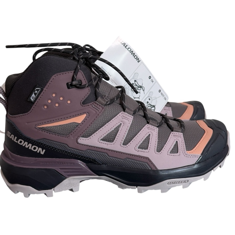 New Salomon Women Ultra 360 Mid GORE-TEX Hiking Boots 7.5 8 Hiking Gorpcore Out - Picture 6 of 13